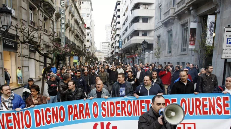 El sector del metal en la provincia de Ourense convoca una huelga