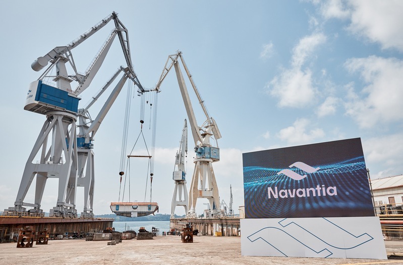 Navantia pone la quilla de la primera fragata F110 en el astillero de Ferrol