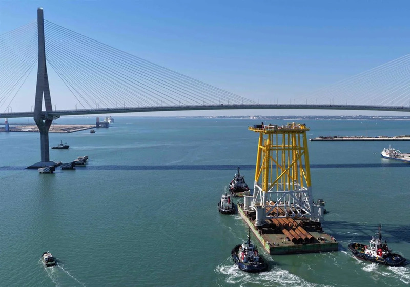 Navantia Seanergies entrega la segunda jacket de subestación a Ocean Winds