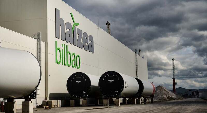 Haizea Wind se consolida en el hub eólico del Puerto de Bilbao con 130.000 metros cuadrados más de superficie