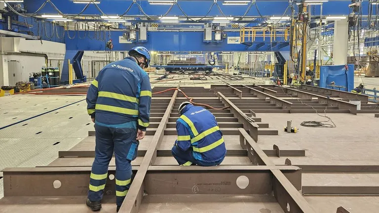 Navantia arranca su nueva fábrica de bloques en Ferrol